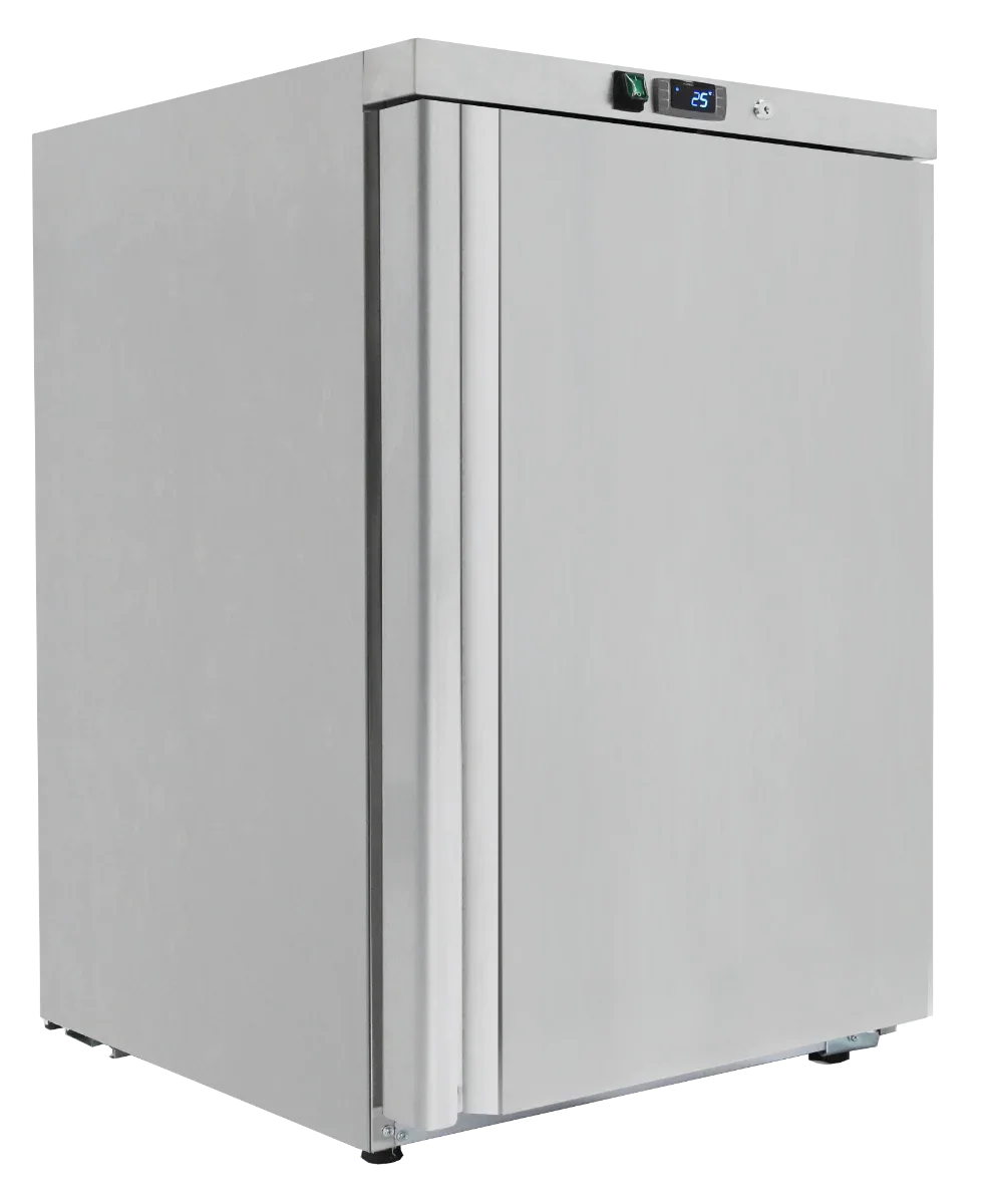 Sterling Pro Cobus SPR200S Single Door Stainless Steel Undercounter Refrigerator 140 Litres - JD Catering Equipment Solutions Ltd