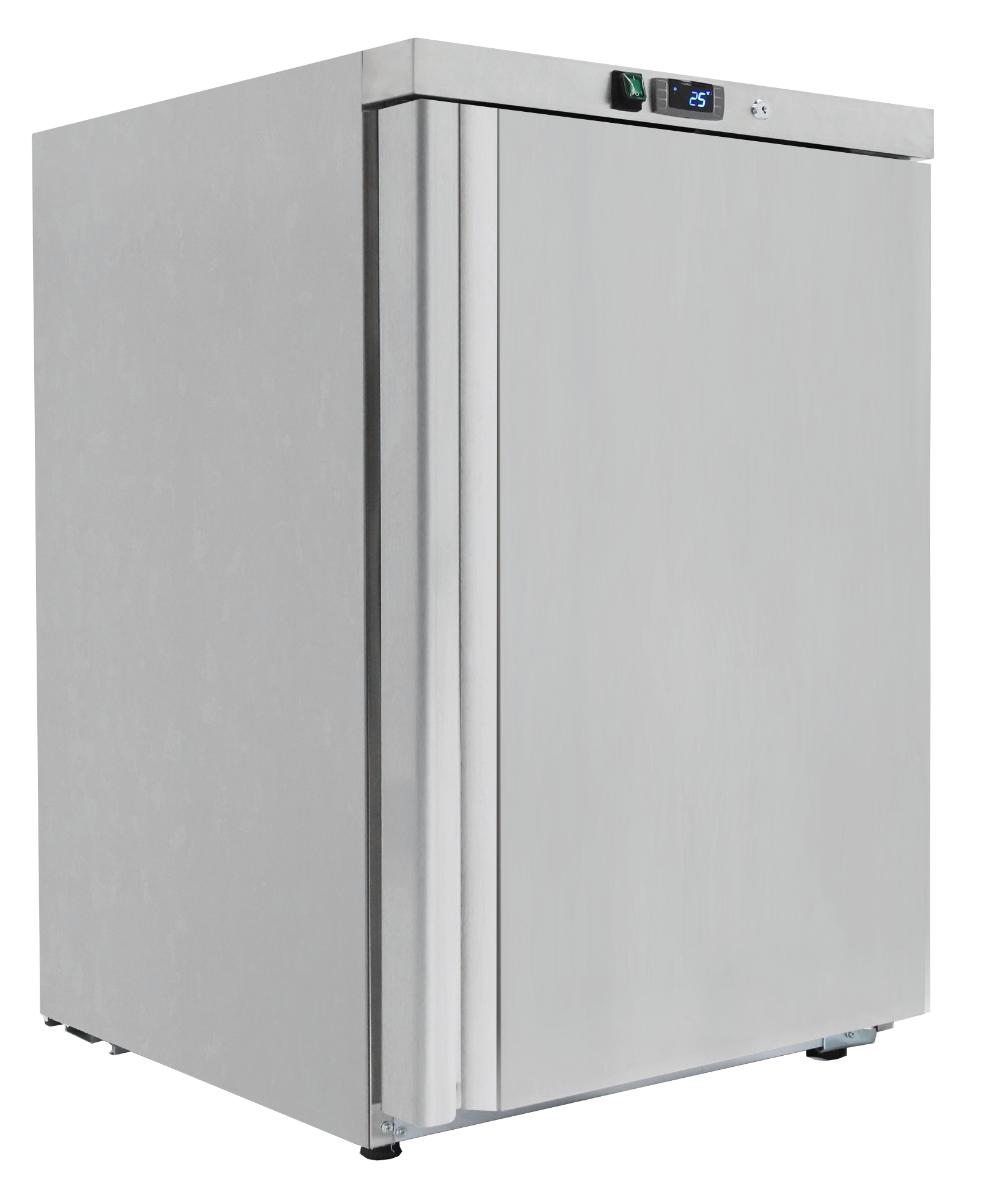 Sterling Pro Cobus SPR200S Single Door Stainless Steel Undercounter Refrigerator 140 Litres