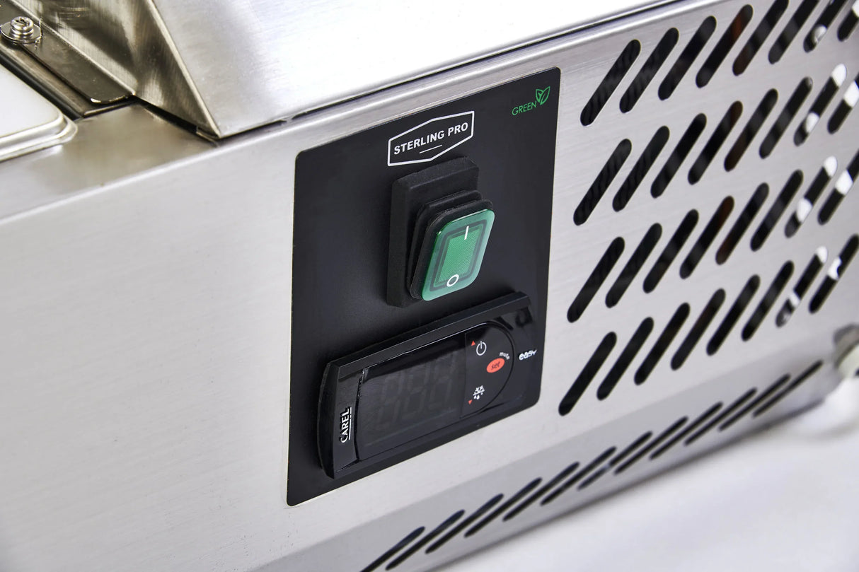 Sterling Pro Cobus SPT1200-330-SS Topping Well with Stainless Steel Lid 5 x GN1/4 - JD Catering Equipment Solutions Ltd