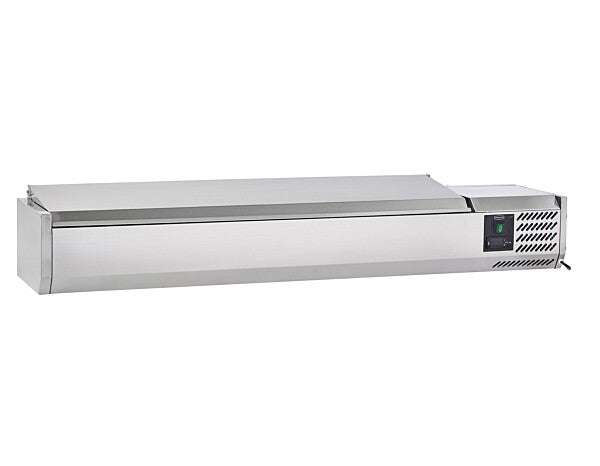 Sterling Pro Cobus SPT1600-330-SS Topping Well with Stainless Steel Lid 7 x GN1/4