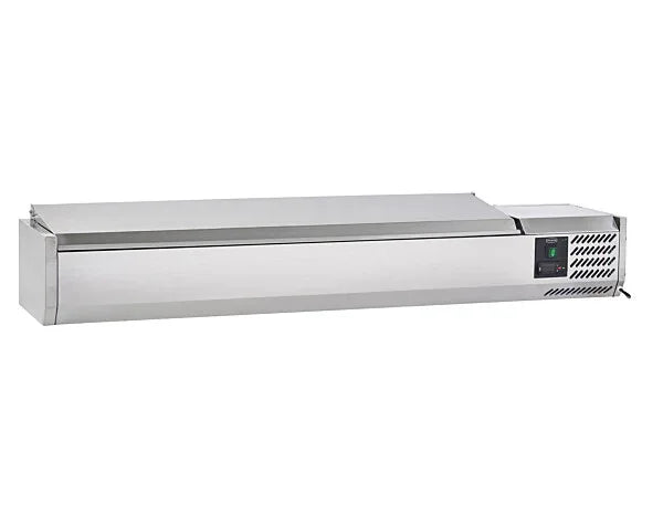 Sterling Pro Cobus SPT1600-330-SS Topping Well with Stainless Steel Lid 7 x GN1/4 - JD Catering Equipment Solutions Ltd