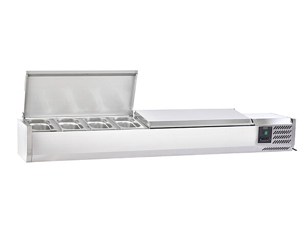 Sterling Pro Cobus SPT1800-330-SS Topping Well with Stainless Steel Lid 8 x GN1/4