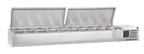 Sterling Pro Cobus SPT2000-330-SS Topping Well with Stainless Steel Lid  10 x GN1/4