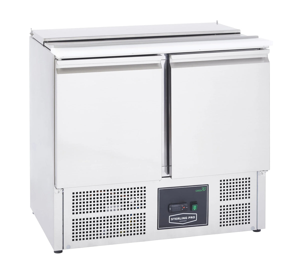 Sterling Pro Cobus SPU200SL 2 Door Hinged Lid & Chop Board Saladette Counter 240 Litres - JD Catering Equipment Solutions Ltd