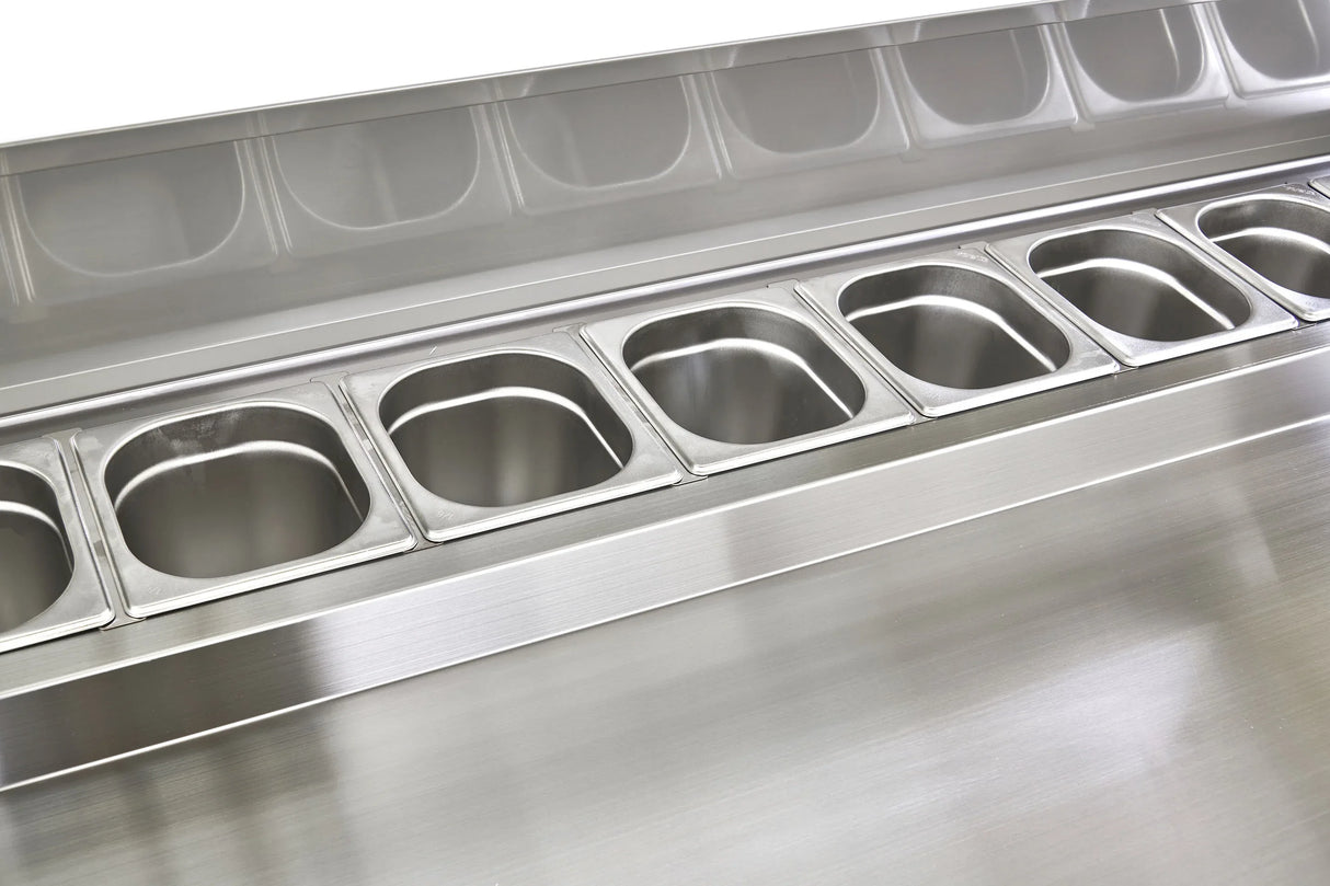 Sterling Pro Cobus SPU300PZ 3 Door Preparation Counter 8 x GN1/6 392 Litres