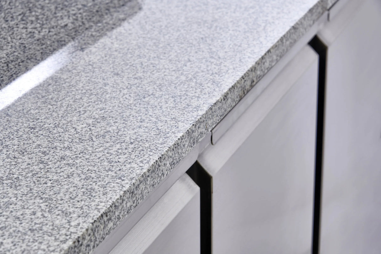 Sterling Pro Cobus SPU903PZ 3 Door Pizza Counter Granite Top 8 x GN1/6 402 Litres