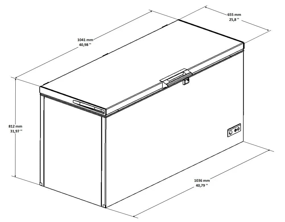 Sterling Pro Green SPC300 Chest Freezer / Chiller 305 Litres