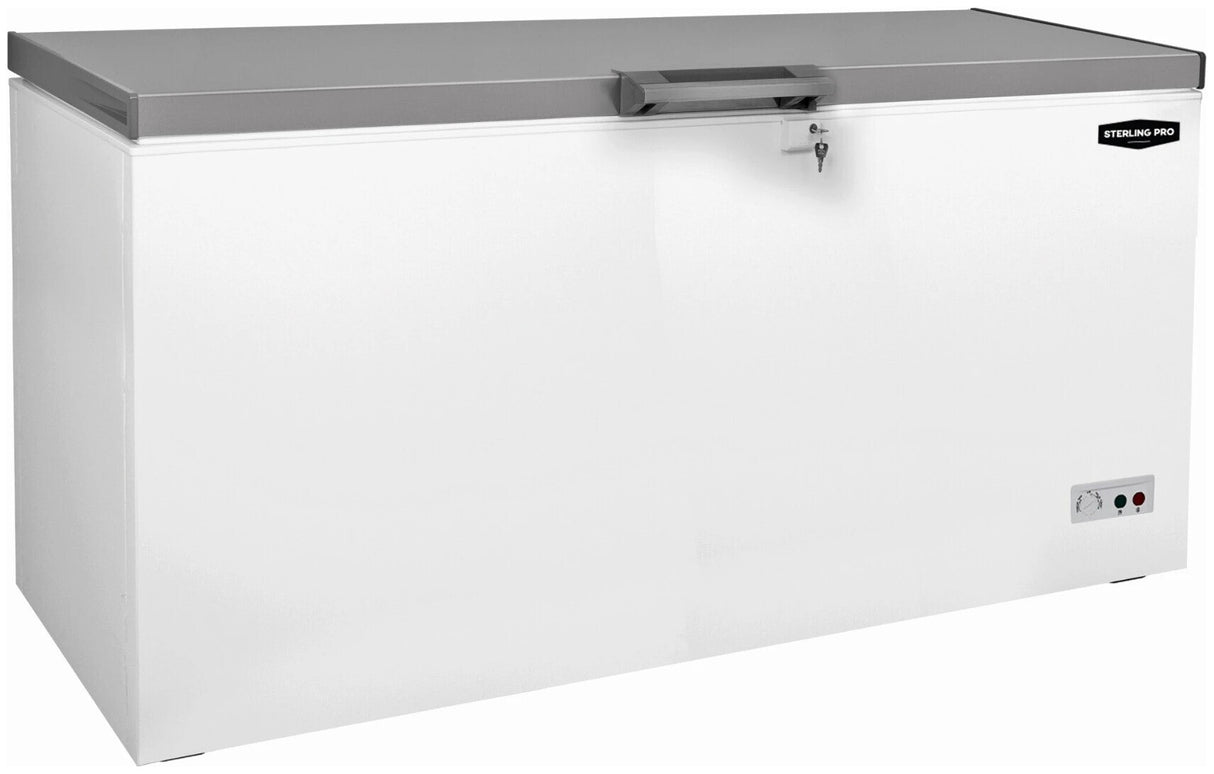 Sterling Pro Green SPC570SS Chest Freezer/Chiller/Fridge with Stainless Steel Lid Litres 572
