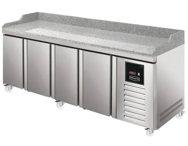 Sterling Pro Green SPI-7-225-40-GR 4 Door Granite Fridge Counter 615 Litres