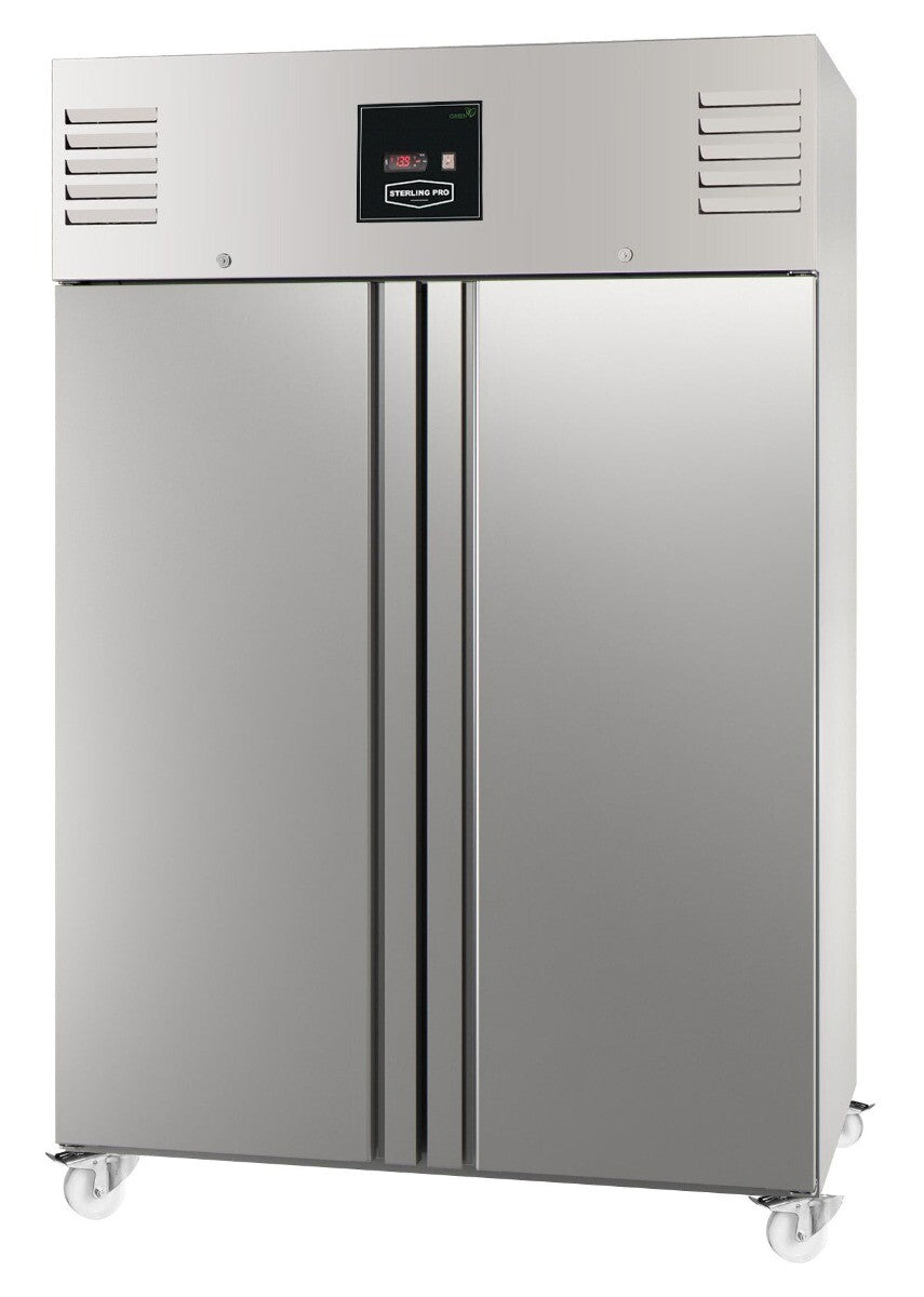 Sterling Pro Green SPI142 Double Door Gastronorm Fridge Cabinet  1400 Litres 2 Years Parts & Labour
