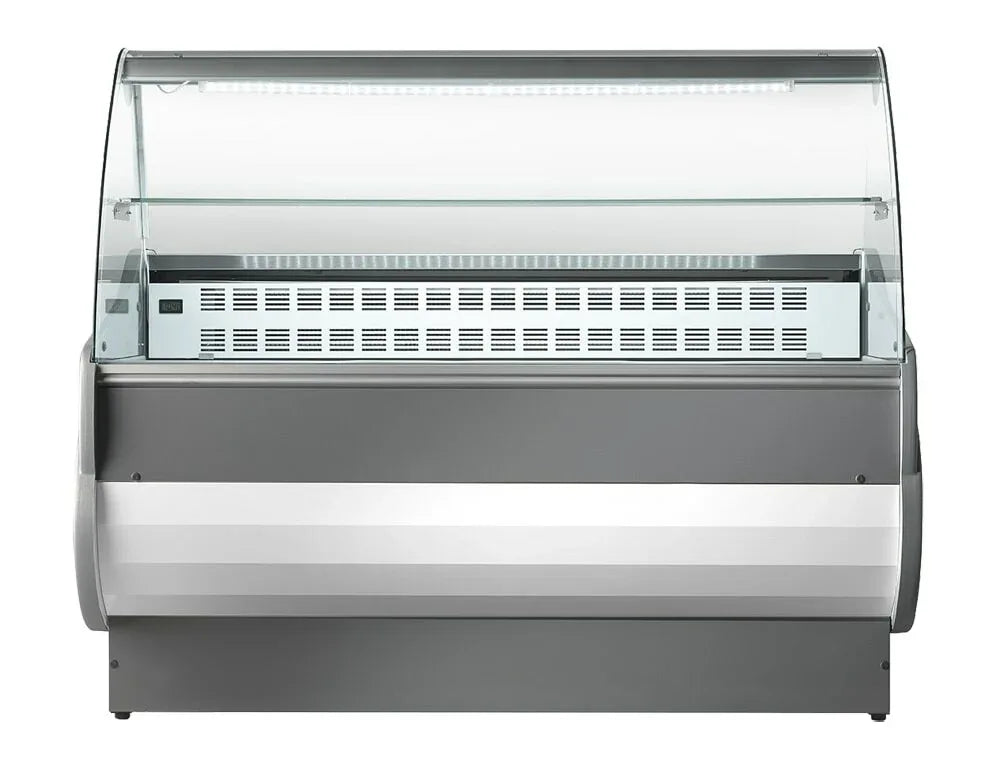 Sterling Pro SALINA80/200VCC Curved Glass Serveover Counter 2000mm 2 Years Parts & Labour