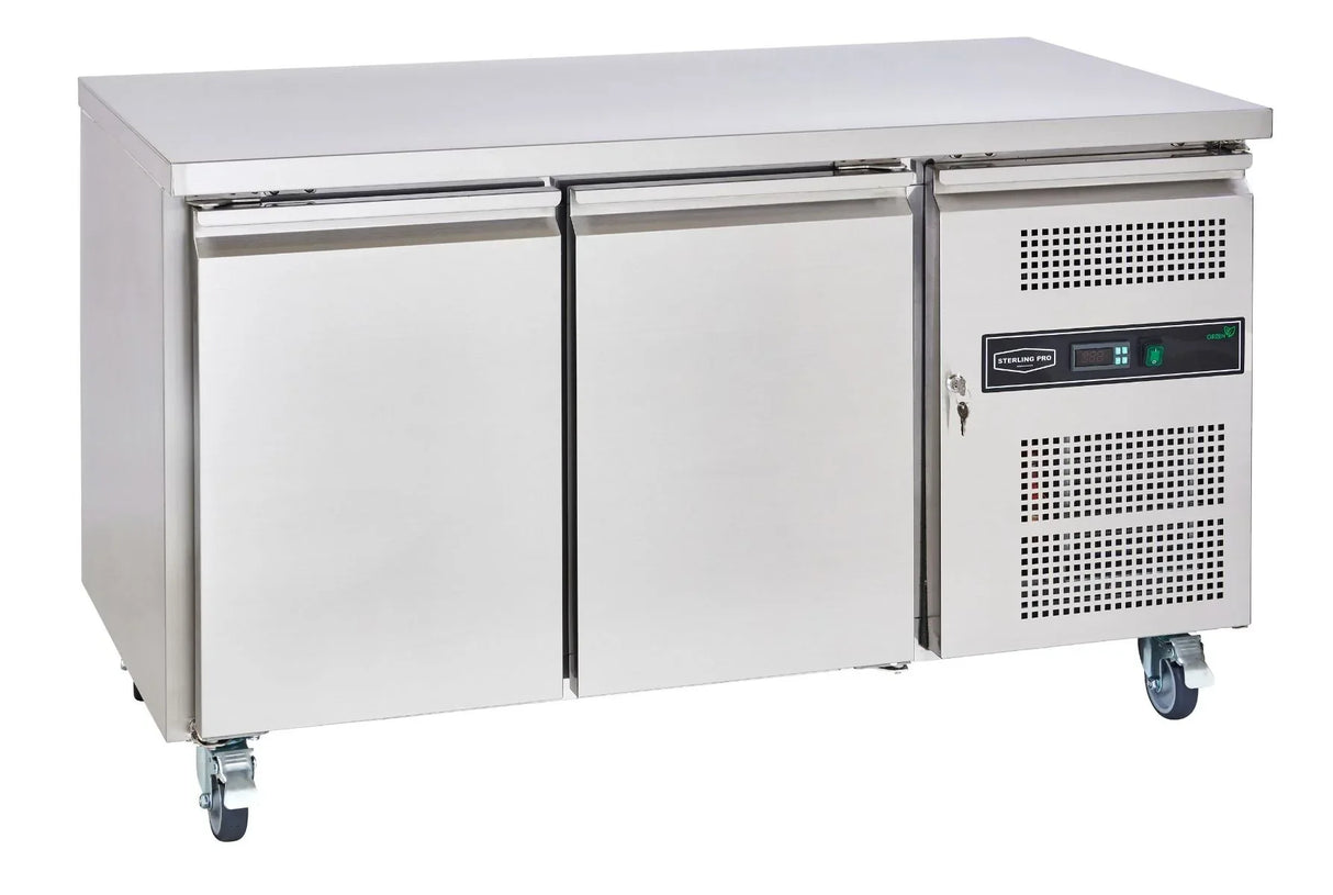 Sterling Pro Cobus SPCR205AV A-Energy Rated Two Door Gastronorm Fridge Counter, 282 Litres