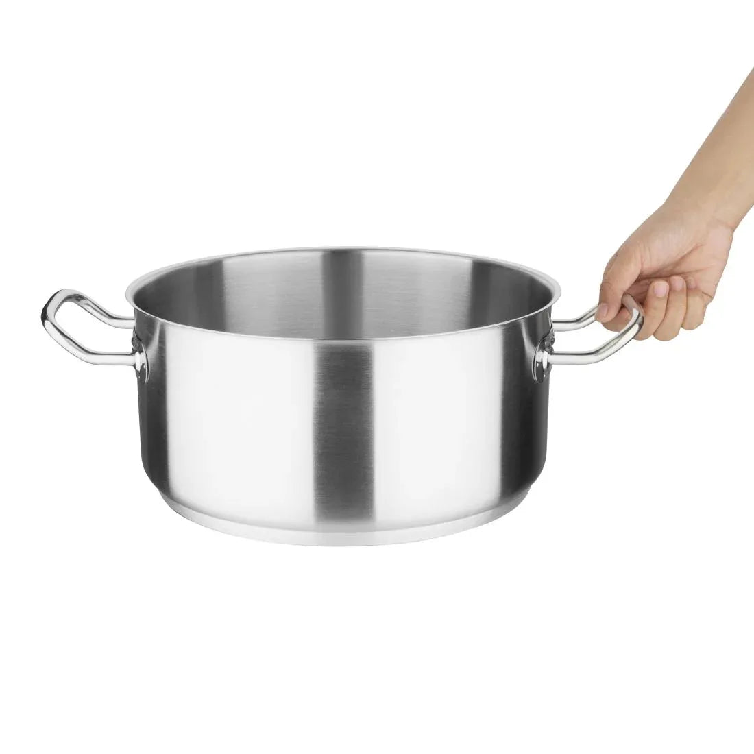 T177 Vogue Casserole Pan 7.5Ltr - JD Catering Equipment Solutions Ltd