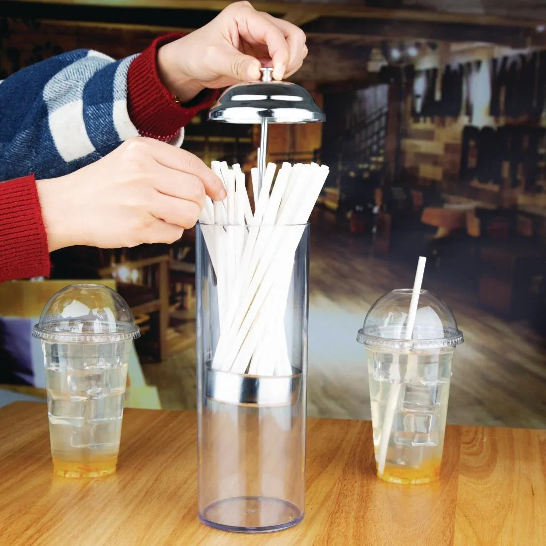 T267 Plastic Straw Dispenser