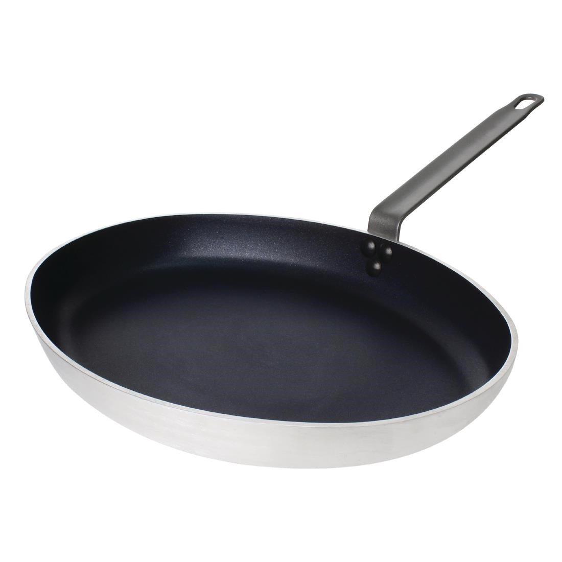 HT988 Vogue Oval Frypan Aluminium Non-stick Teflon Platinum Plus 360mm (14")