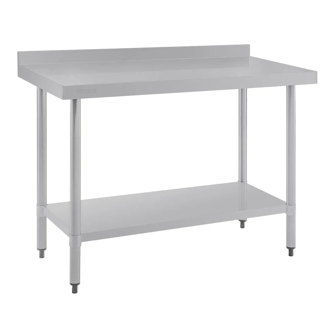 T381 Vogue Stainless Steel Prep Table with Upstand 1200mm - JD Catering Equipment Solutions Ltd