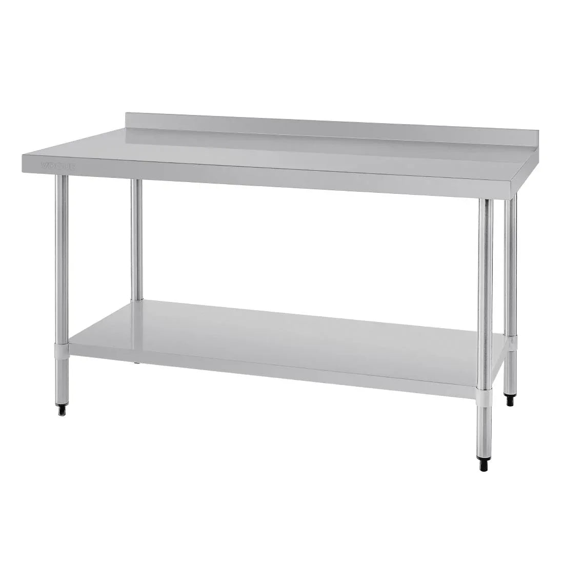 T382 Vogue Stainless Steel Prep Table with Upstand 1500mm - JD Catering Equipment Solutions Ltd