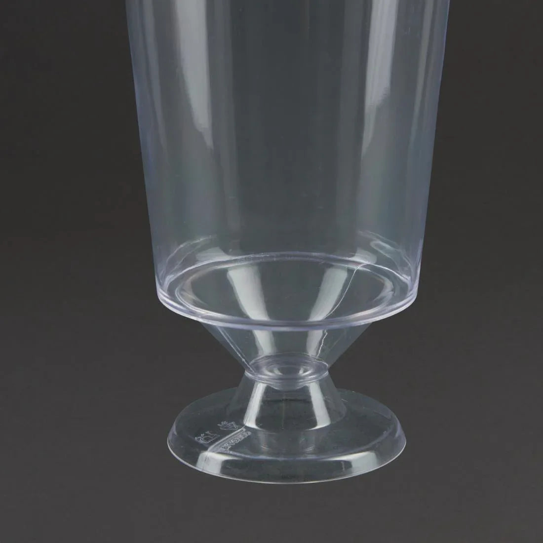 T644 Plastico Disposable Wine Glasses 175ml (Pack of 10) - JD Catering Equipment Solutions Ltd