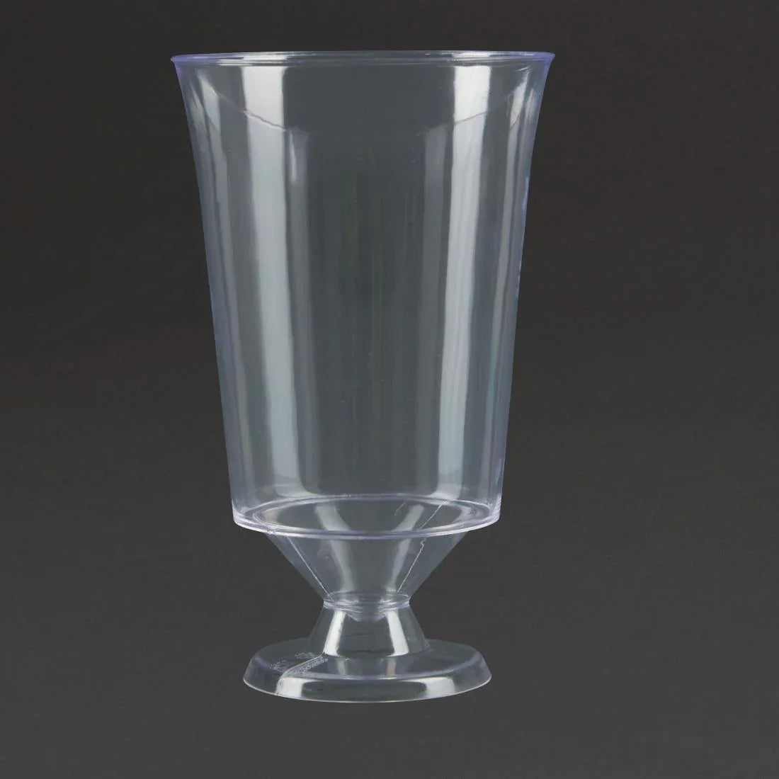 T644 Plastico Disposable Wine Glasses 175ml (Pack of 10) - JD Catering Equipment Solutions Ltd