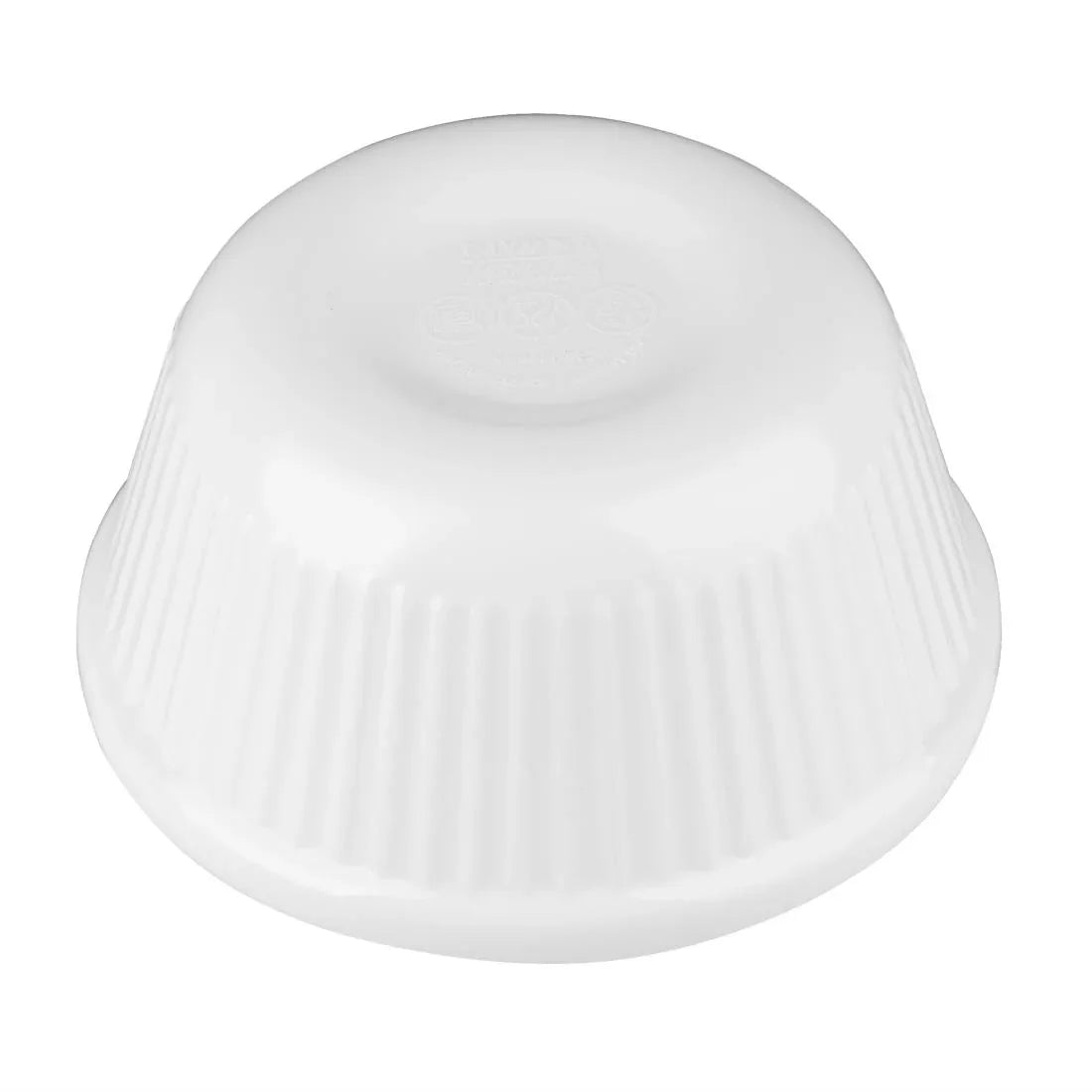 T700 Kristallon Melamine Fluted Ramekins White 70mm (Pack of 12) - JD Catering Equipment Solutions Ltd