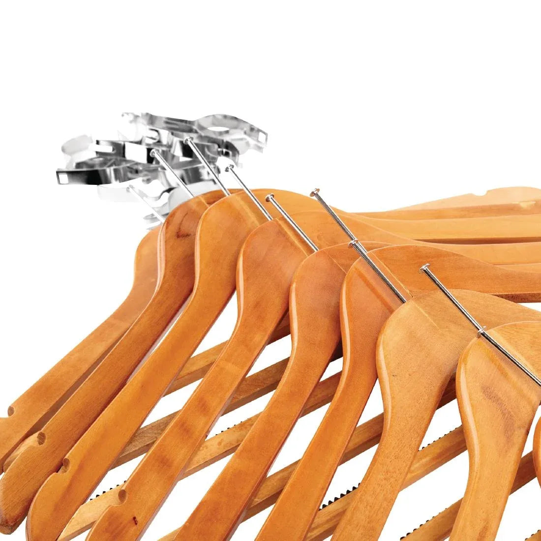 T858 Wooden Security Hanger (Pack of 10) - JD Catering Equipment Solutions Ltd