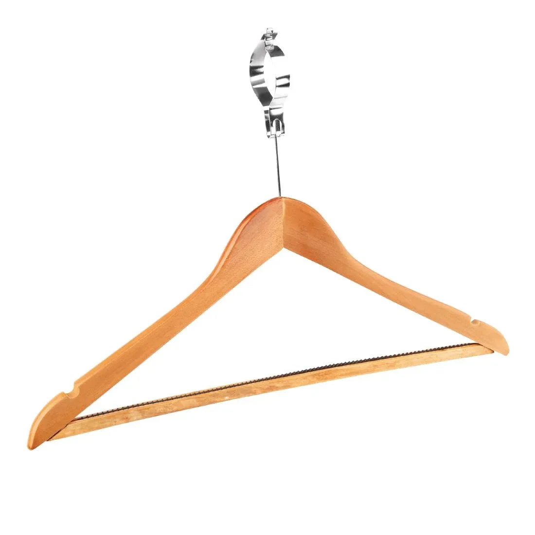 T858 Wooden Security Hanger (Pack of 10) - JD Catering Equipment Solutions Ltd