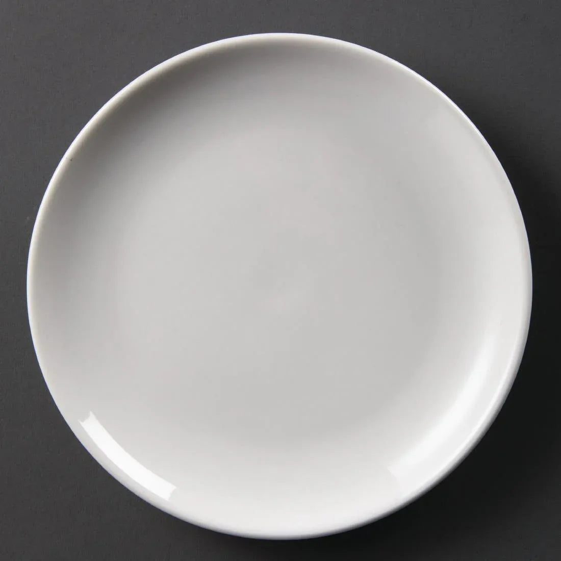 U077 Olympia Whiteware Coupe Plates 200mm (Pack of 12) - JD Catering Equipment Solutions Ltd