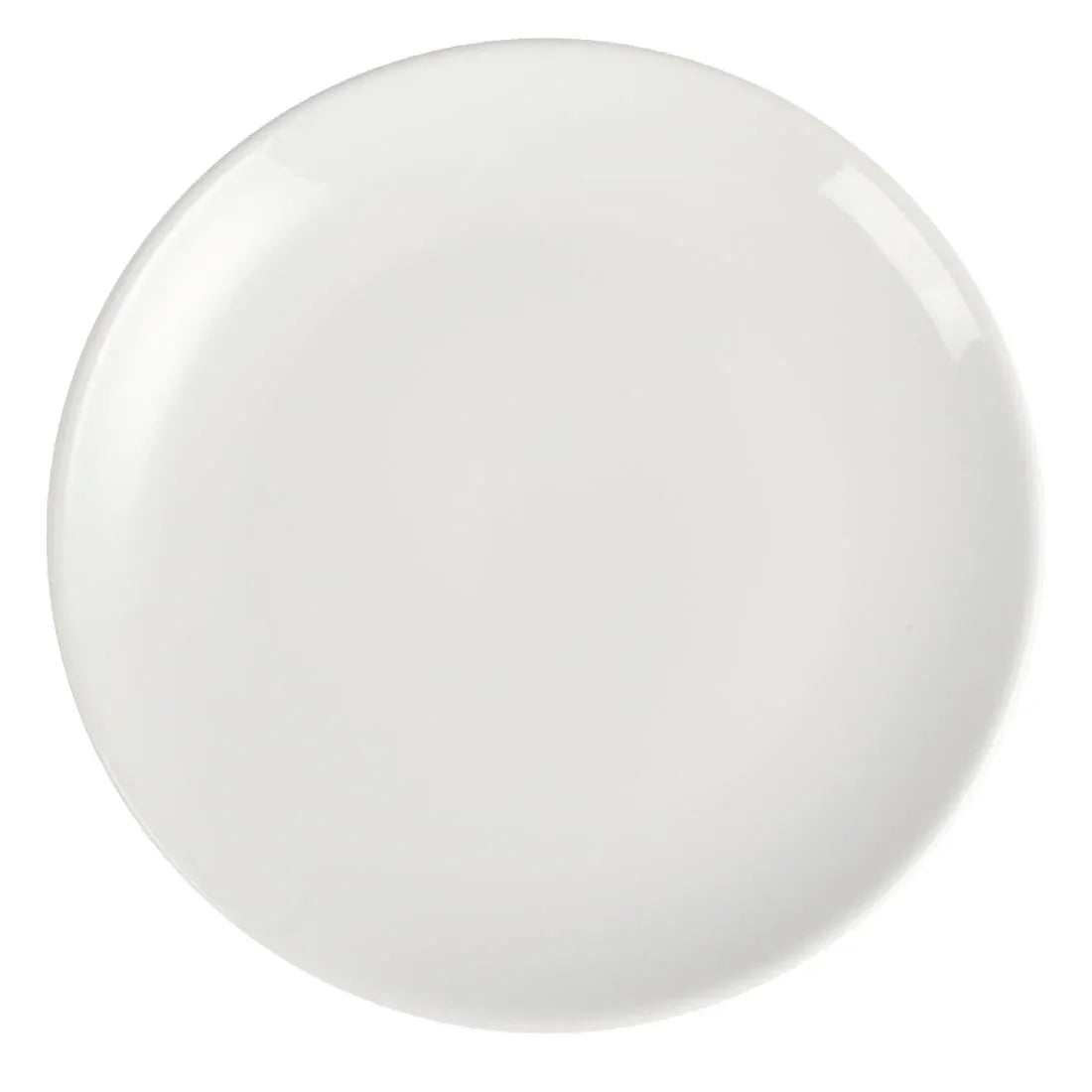 U079 Olympia Whiteware Coupe Plates 250mm (Pack of 12)