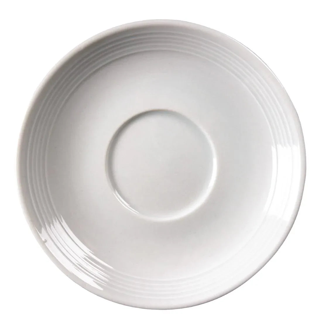 U085 Olympia Linear Stacking Tea Cup Saucers (Pack of 12) - JD Catering Equipment Solutions Ltd