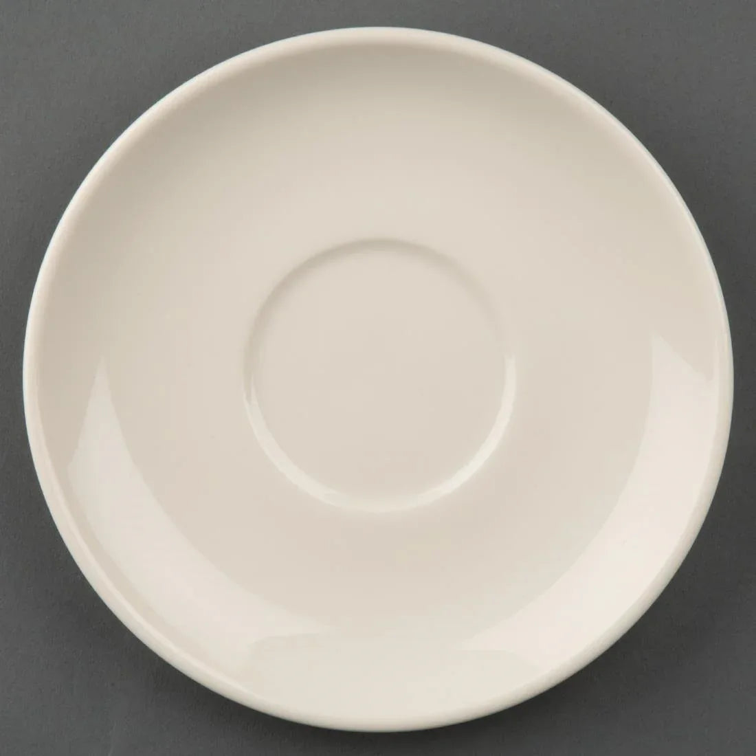 U107 Olympia Ivory Stacking Saucers (Pack of 12) - JD Catering Equipment Solutions Ltd