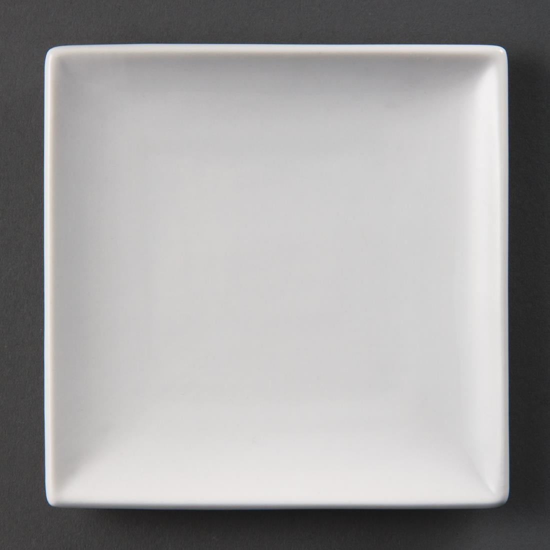 U153 Olympia Whiteware Square Plates 140mm (Pack of 12)