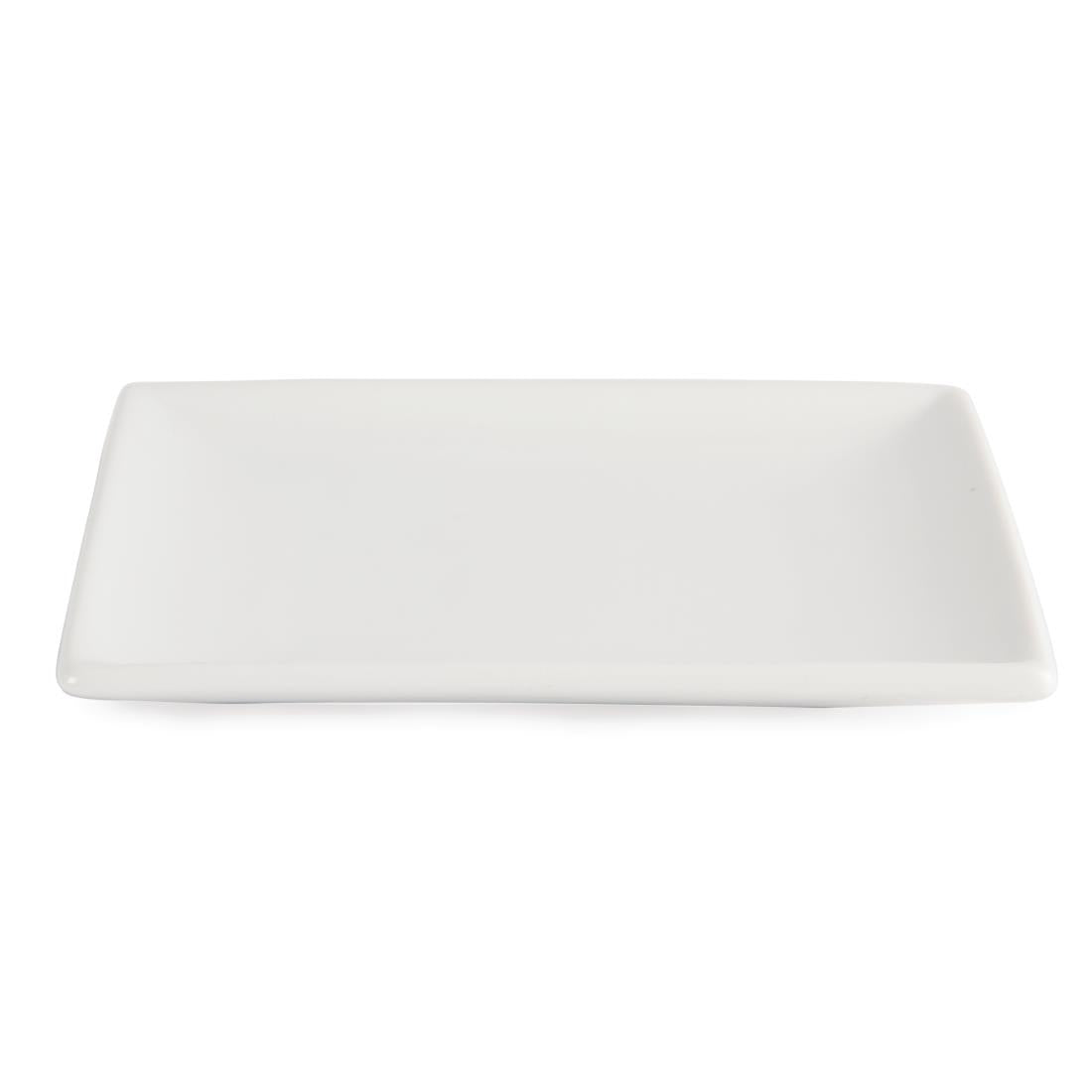 U153 Olympia Whiteware Square Plates 140mm (Pack of 12)