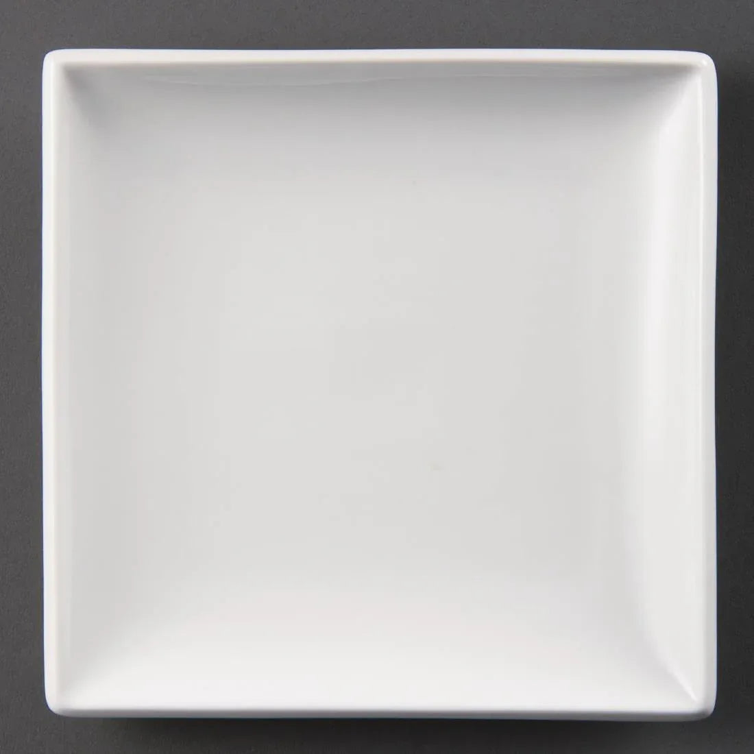 U154 Olympia Whiteware Square Plates 180mm (Pack of 12) - JD Catering Equipment Solutions Ltd