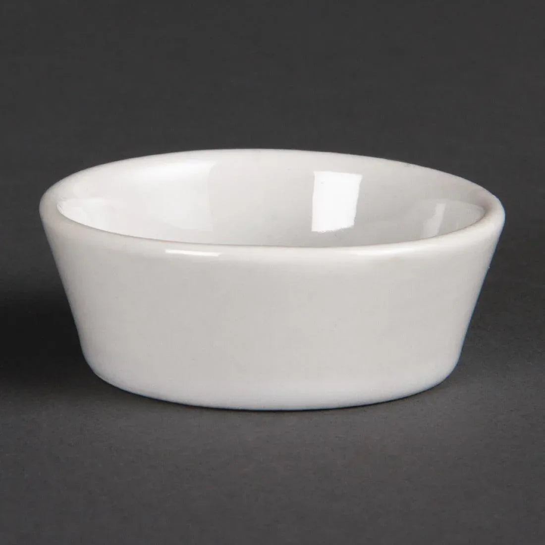 U161 Olympia Whiteware Sloping Edge Bowls 50mm (Pack of 12) - JD Catering Equipment Solutions Ltd
