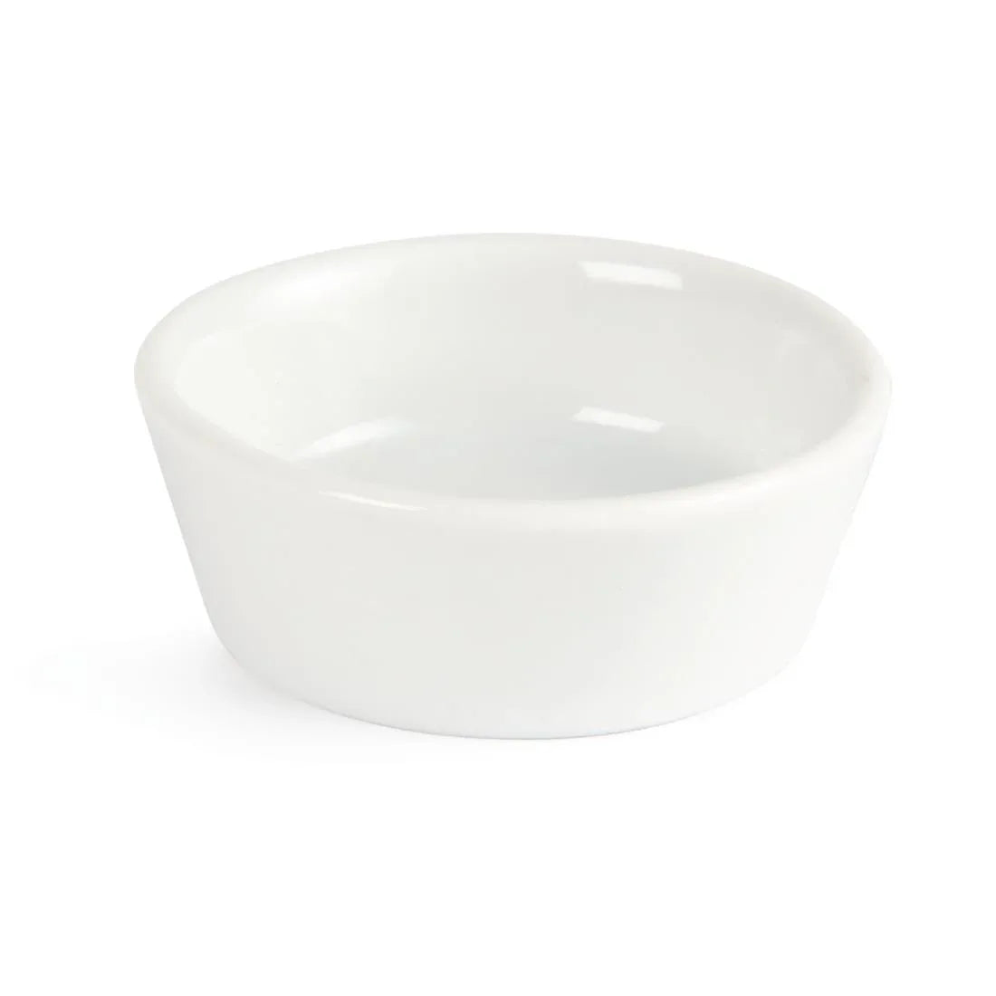 U161 Olympia Whiteware Sloping Edge Bowls 50mm (Pack of 12) - JD Catering Equipment Solutions Ltd