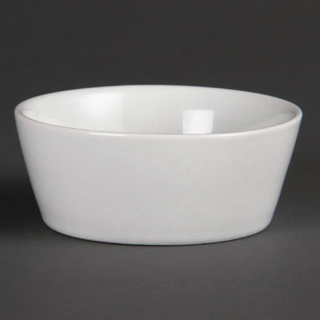 U162 Olympia Whiteware Sloping Edge Bowls 90mm (Pack of 12) - JD Catering Equipment Solutions Ltd