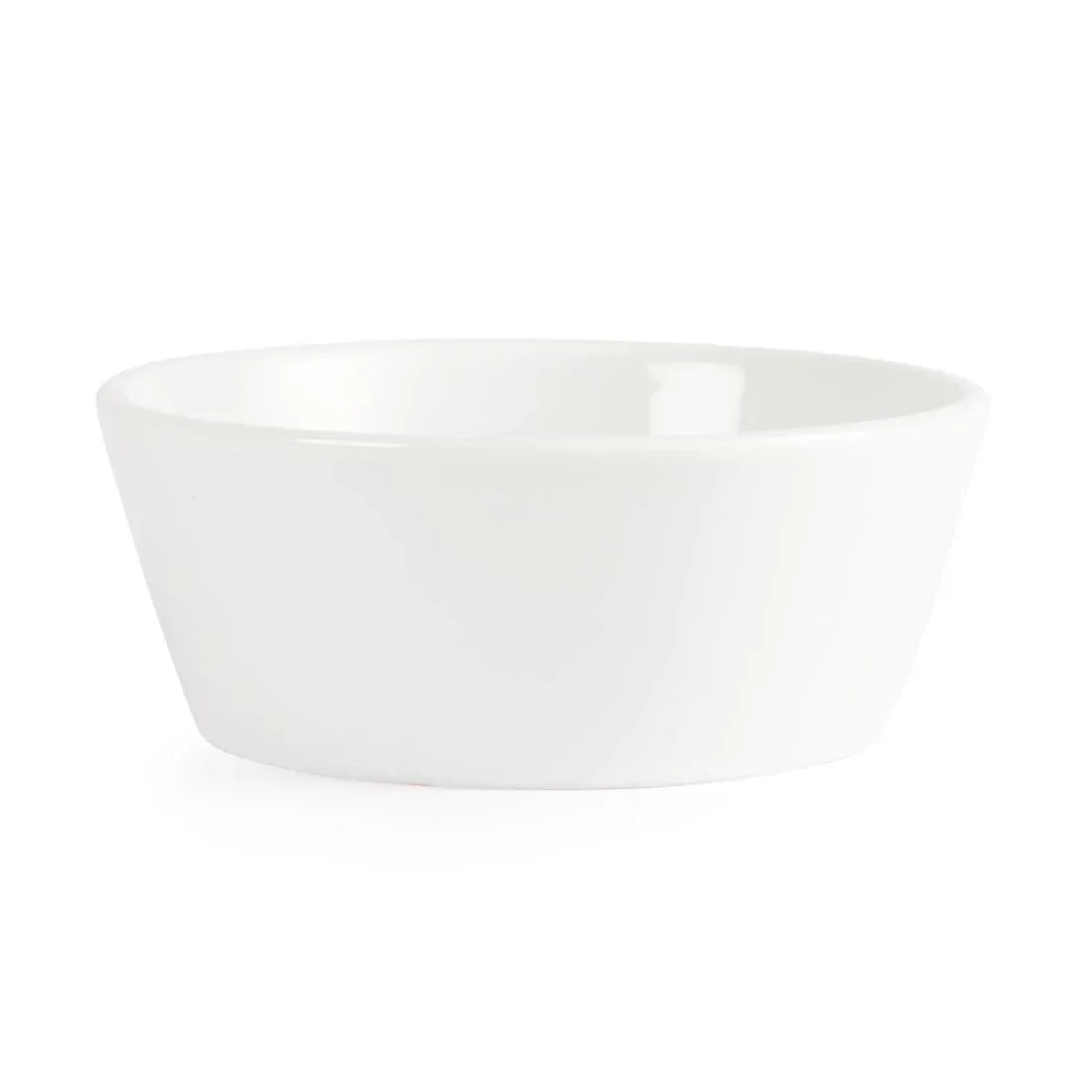 U163 Olympia Whiteware Sloping Edge Bowls 120mm (Pack of 12) - JD Catering Equipment Solutions Ltd