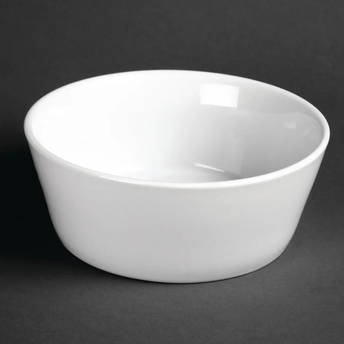 U164 Olympia Whiteware Sloping Edge Bowls 150mm (Pack of 12) - JD Catering Equipment Solutions Ltd