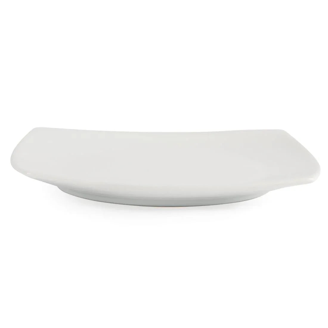 U169 Olympia Whiteware Rounded Square Plates 185mm (Pack of 12) - JD Catering Equipment Solutions Ltd
