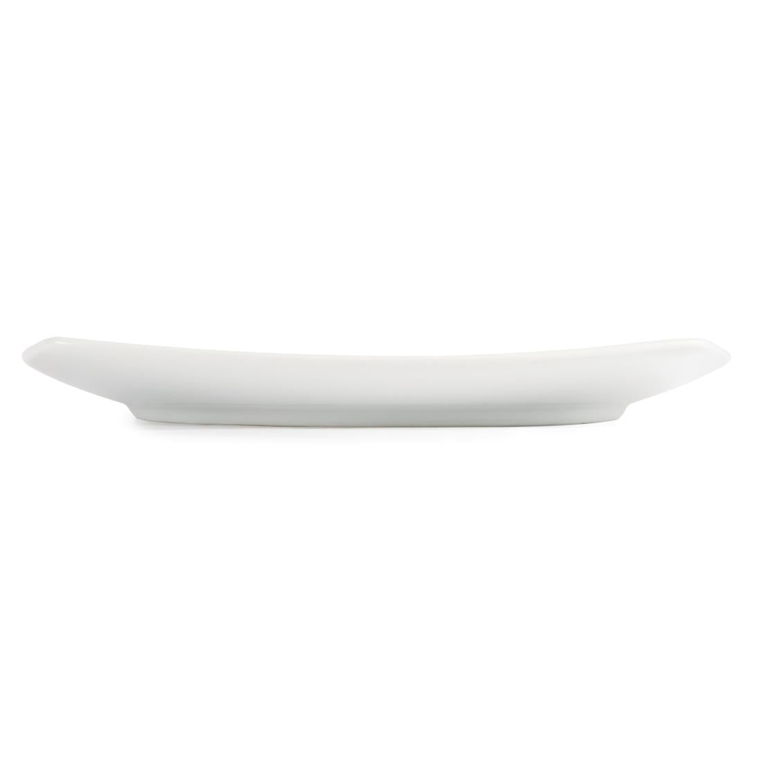 U170 Olympia Whiteware Rounded Square Plates 240mm (Pack of 12)