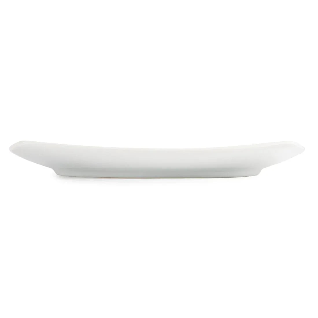 U170 Olympia Whiteware Rounded Square Plates 240mm (Pack of 12) - JD Catering Equipment Solutions Ltd