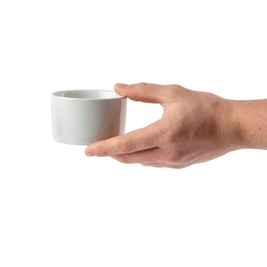 U176 Olympia Whiteware Contemporary Ramekins 90mm (Pack of 12) - JD Catering Equipment Solutions Ltd