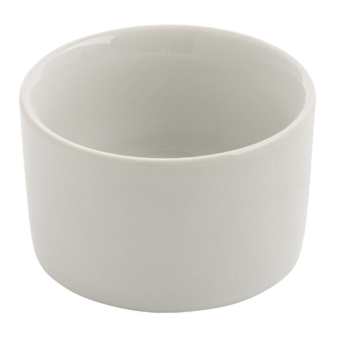 U177 Olympia Whiteware Contemporary Ramekins 80mm (Pack of 12)
