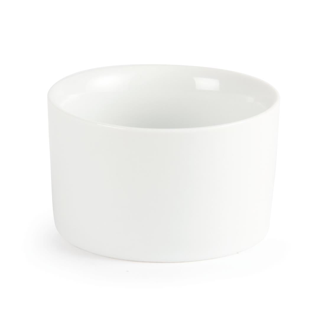 U177 Olympia Whiteware Contemporary Ramekins 80mm (Pack of 12)