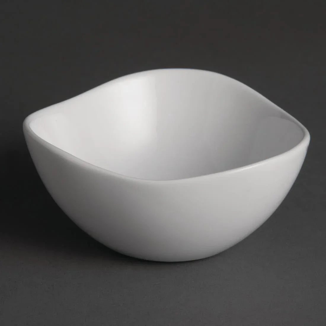 U185 Olympia Whiteware Wavy Bowls 105mm (Pack of 12) - JD Catering Equipment Solutions Ltd