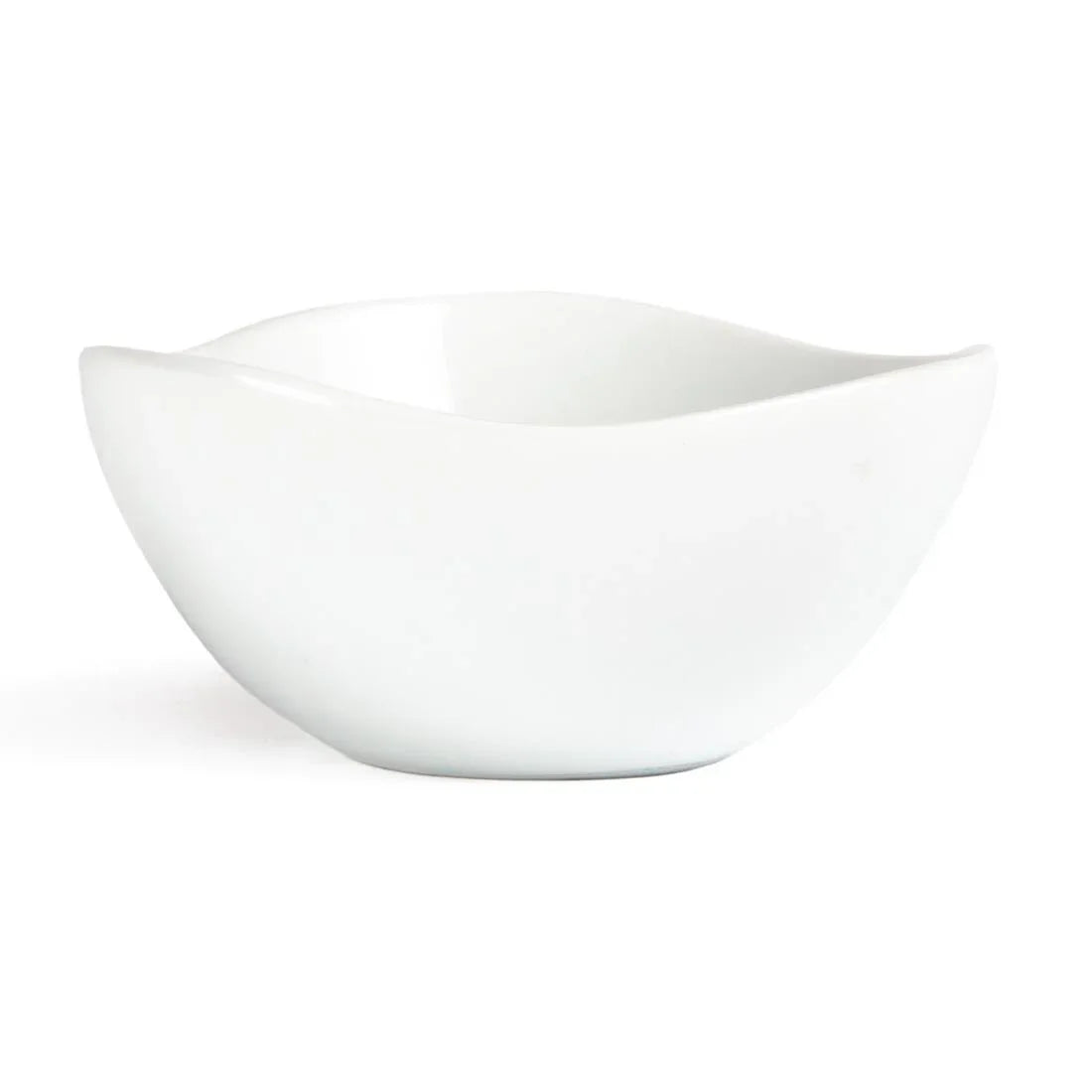 U185 Olympia Whiteware Wavy Bowls 105mm (Pack of 12) - JD Catering Equipment Solutions Ltd