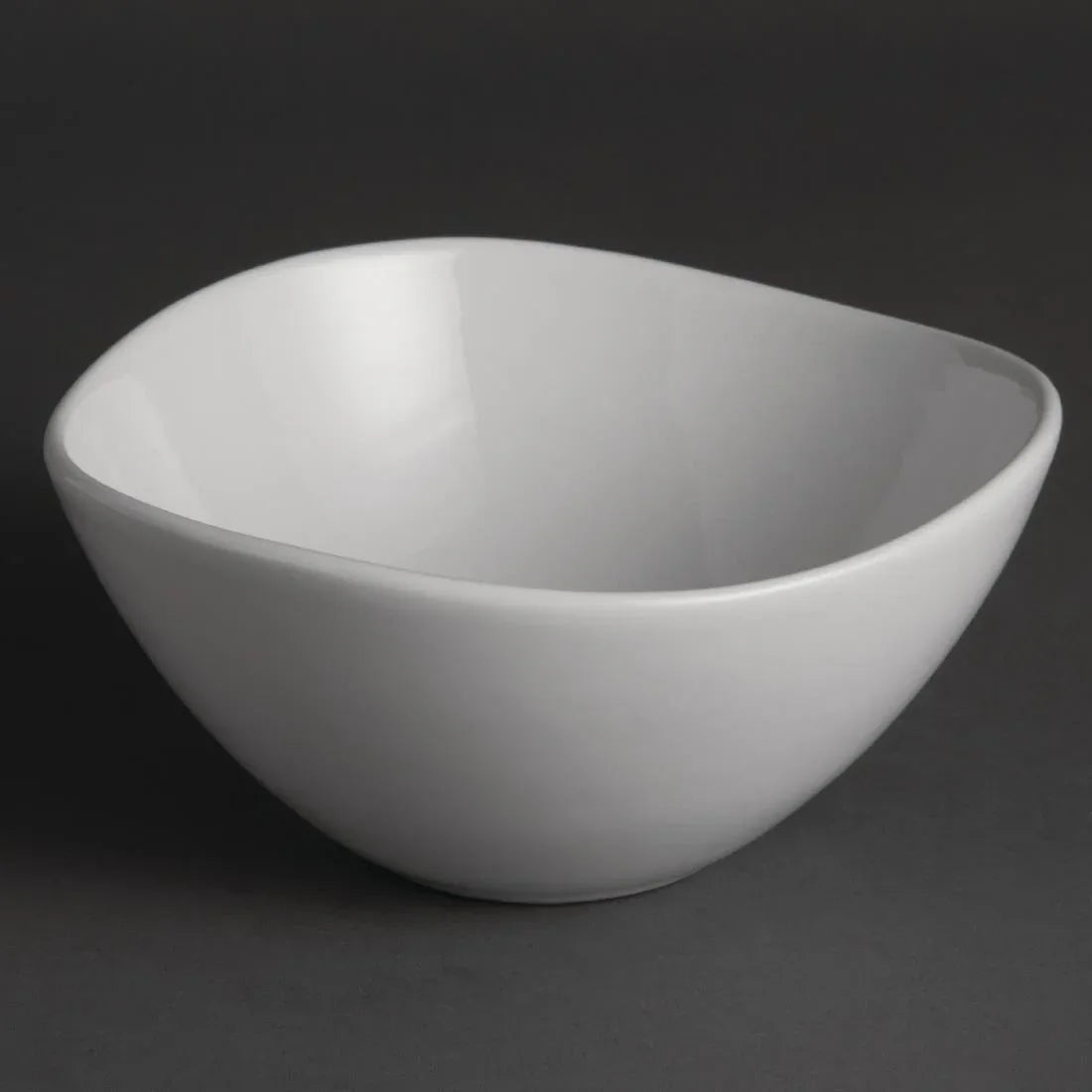 U187 Olympia Whiteware Wavy Bowls 150mm (Pack of 12) - JD Catering Equipment Solutions Ltd