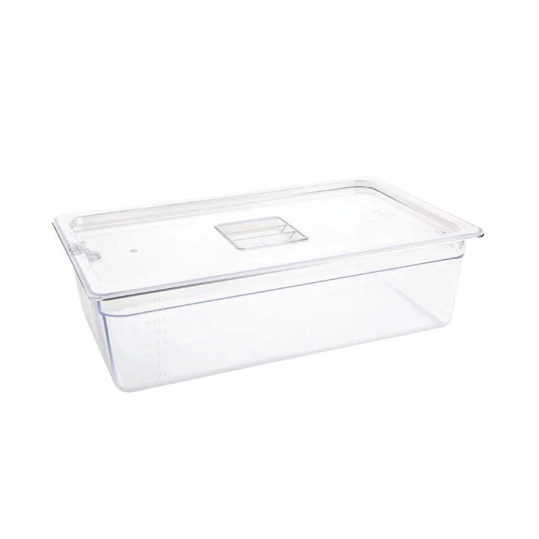 U226 Vogue Polycarbonate 1/1 Gastronorm Container 150mm Clear - JD Catering Equipment Solutions Ltd