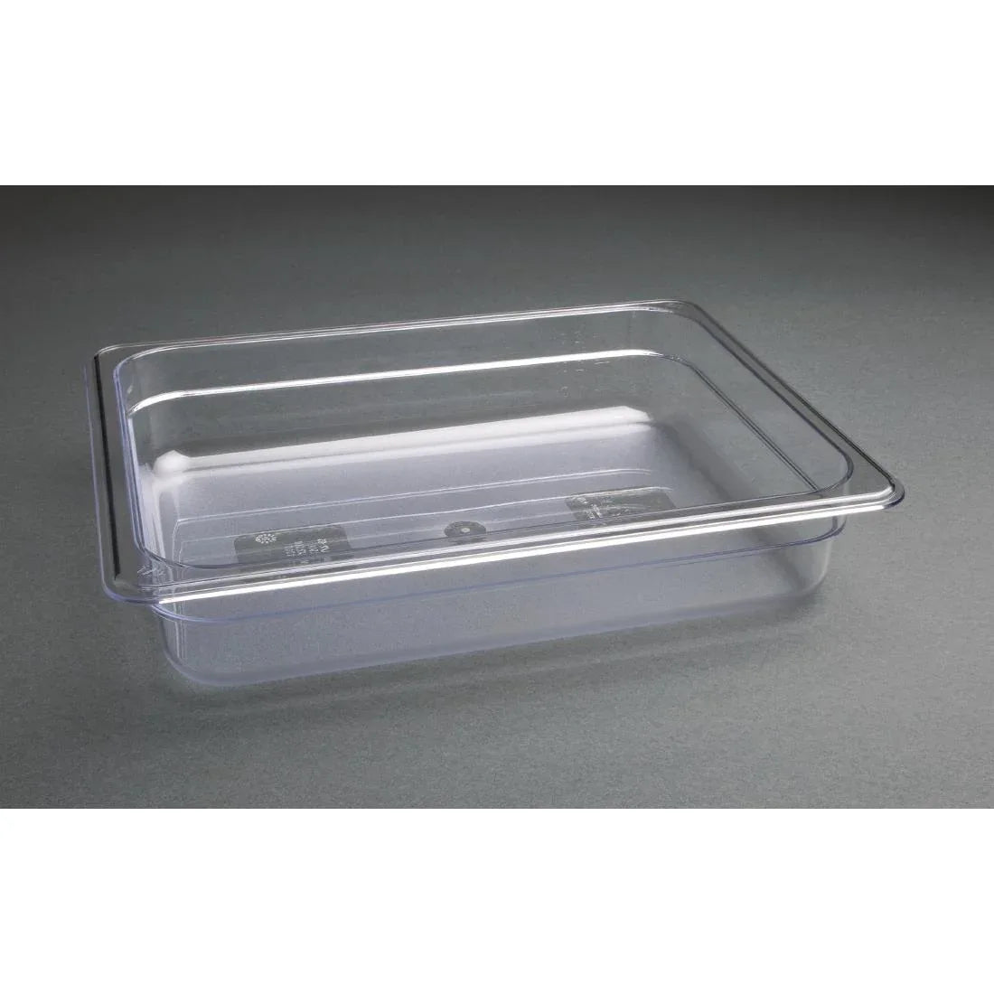 U228 Vogue Polycarbonate 1/2 Gastronorm Container 65mm Clear - JD Catering Equipment Solutions Ltd