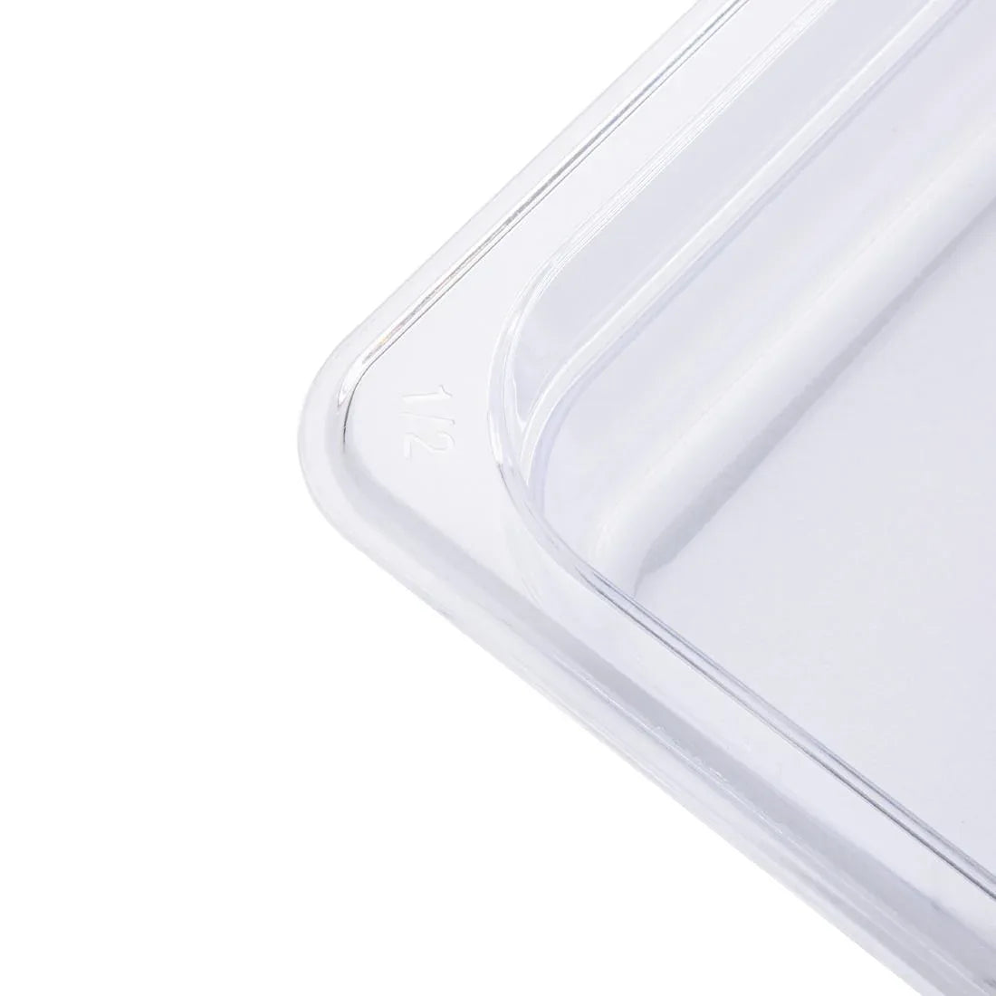 U229 Vogue Polycarbonate 1/2 Gastronorm Container 100mm Clear - JD Catering Equipment Solutions Ltd